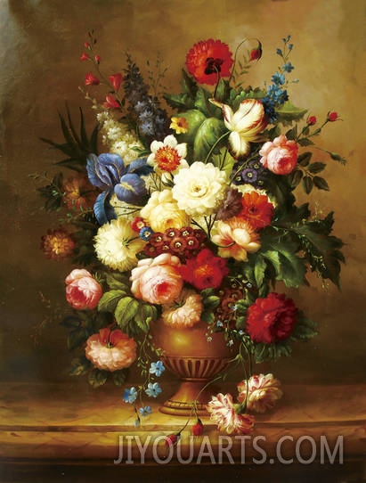 classical flower oil painting 0016