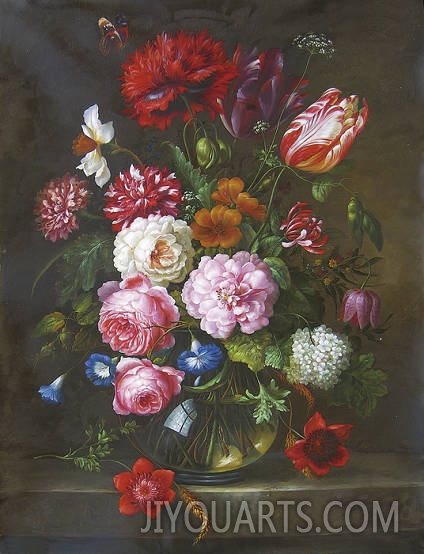 classical flower oil painting 0018