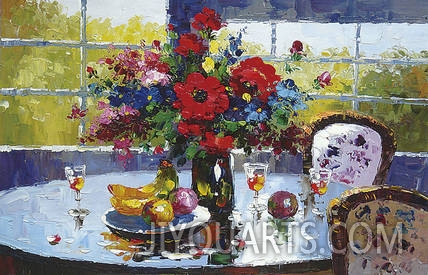 modern flower oil painting 0003