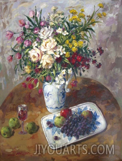modern flower oil painting 0010