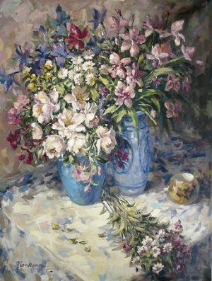 modern flower oil painting 0011