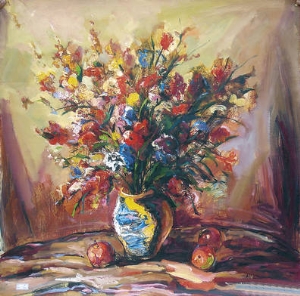 modern flower oil painting 0017