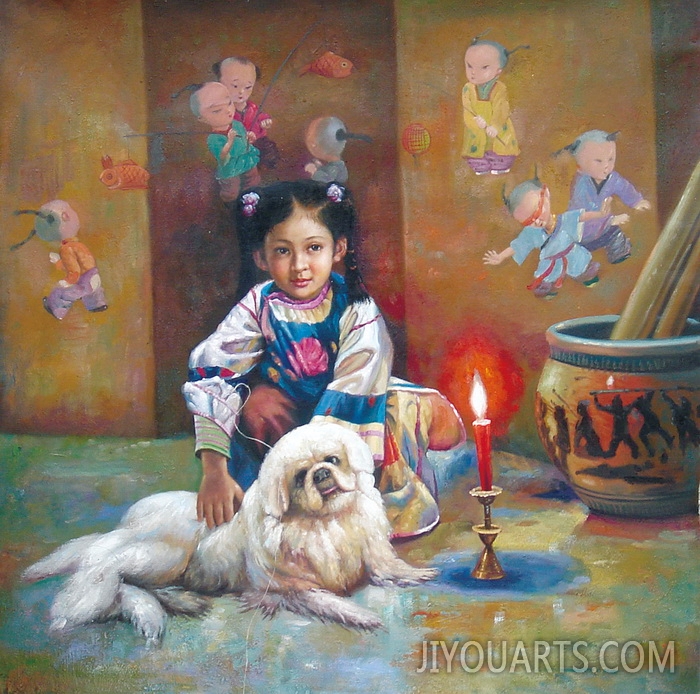 People Oil Painting 100% Handmade Museum Quality 0019