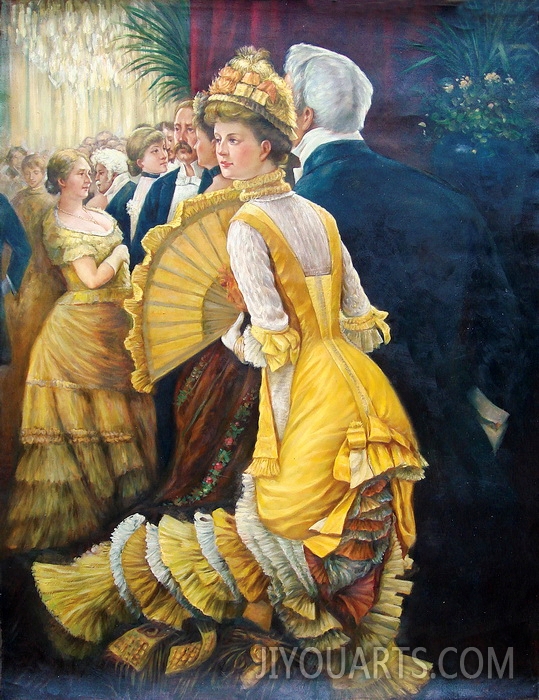 People Oil Painting 100% Handmade Museum Quality 0063