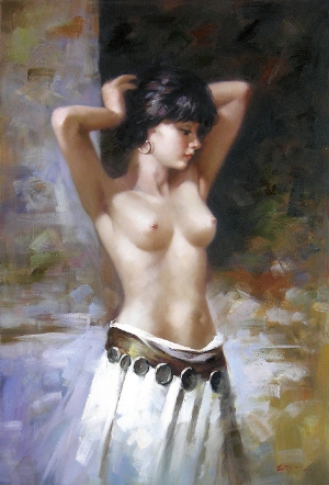 Nude Oil Painting 100% Handmade Museum Quality 0026