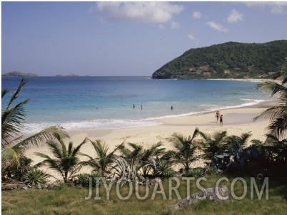 Beach at Anse Des Flamands, St. Barthelemy, Lesser Antilles, Caribbean, Central America