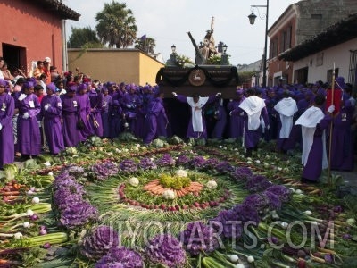 Holy Week Procession, Antigua, Guatemala, Central America