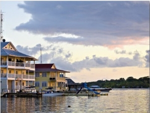 Waterfront Hotels, Colon Island (Isla Colon), Bocas Del Toro Province, Panama, Central America