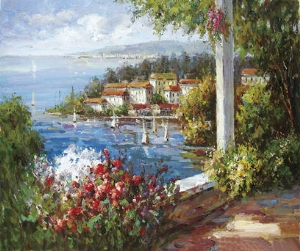 Mediterranean Oil Painting 0016