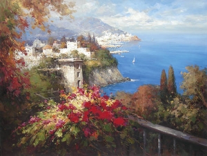 Mediterranean Oil Painting 0018