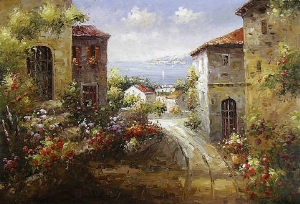 Mediterranean Oil Painting 0022