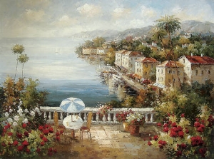 Mediterranean Oil Painting 0024