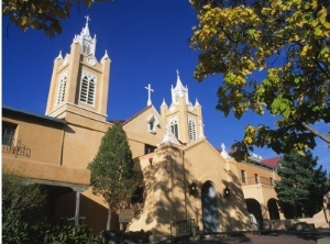 San Filipe De Neri Church, Old Town Plaza, Albuquerque, New Mexico, USA