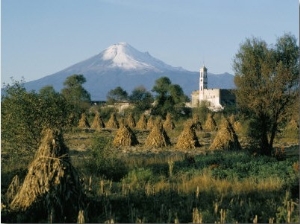 The Volcano of Popocatepetl, Puebla State, Mexico, North America