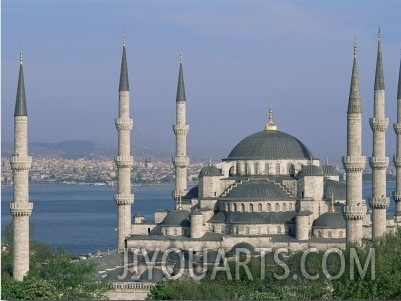 The Blue Mosque (Sultan Ahmet Mosque), Istanbul, Marmara Province, Turkey