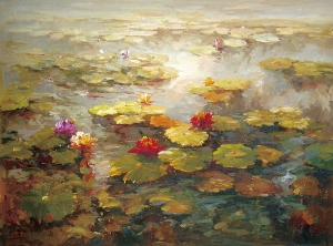 Landscape Oil Painting 100% Handmade Museum Quality0114,Monet