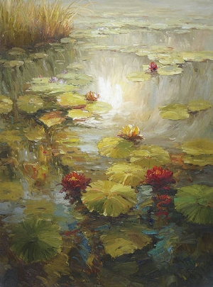 Landscape Oil Painting 100% Handmade Museum Quality0121,Monet