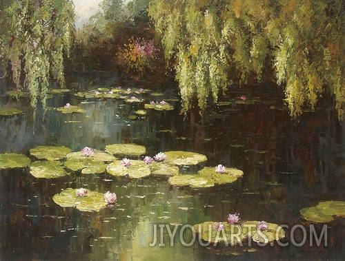 Landscape Oil Painting 100% Handmade Museum Quality0118,Monet