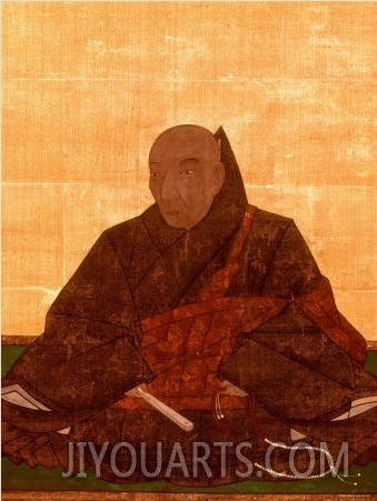 Portrait of Buddism Preast Kennyo