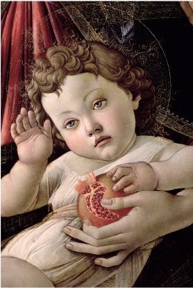 Detail of the Child with Pomegranate from the Madonna Della Melagrana