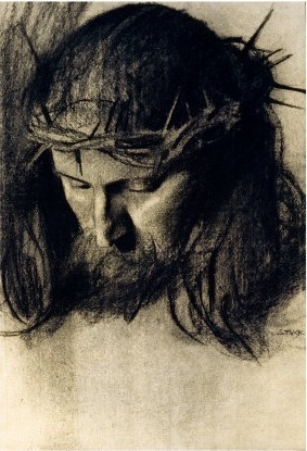 Head of Christ, circa 1890