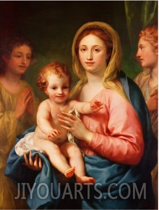 Madonna and Child with Two Angels, 1770 73