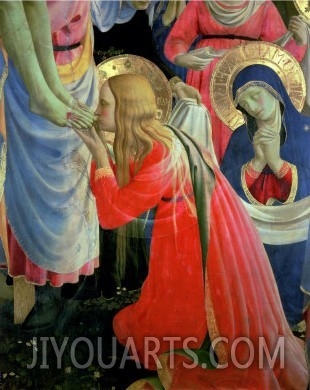 Santa Trinita Altarpiece, Detail of Mary Magdalene, circa 1434