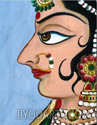 Detail of Hindu Painting, India