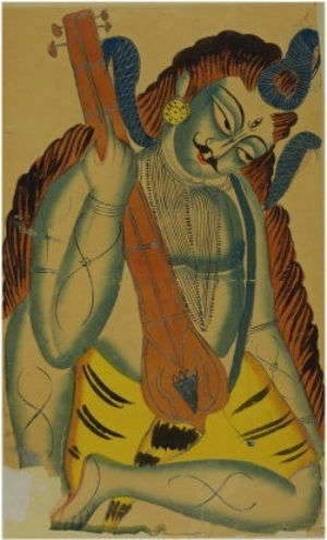 Shiva as a Musician, India, 19th Century