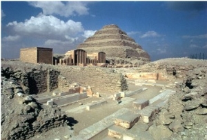 Complex of Djoser Including the Step Pyramid and Entrance to the Enclosure, Egyptian, Old Kingdom
