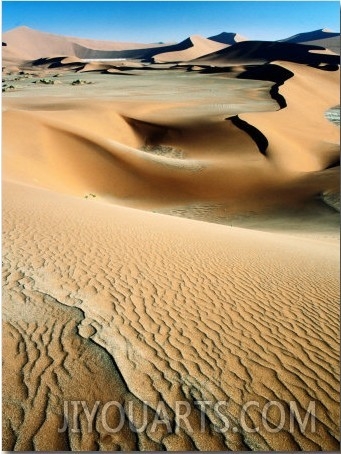 Sand Dunes in Namib Nauklaft National Park, Sossusvlei, Namibia
