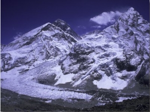 Khumbu Ice Fall Landscape at Everest, Nepal