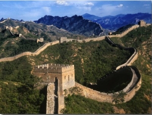 Landscape of Great Wall, Jinshanling, China
