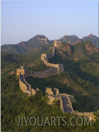 The Great Wall, Near Jing Hang Ling, Unesco World Heritage Site, Beijing, China