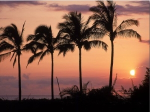 Sunset Over Kihei, Maui, Hawaii