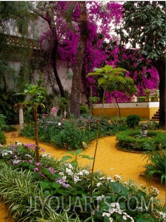 Garden Courtyard, Marrakech, Morocco