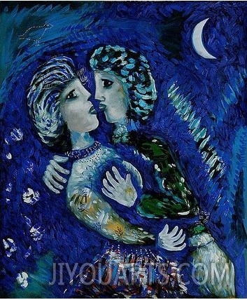 Lovers with Half Moon, 1926