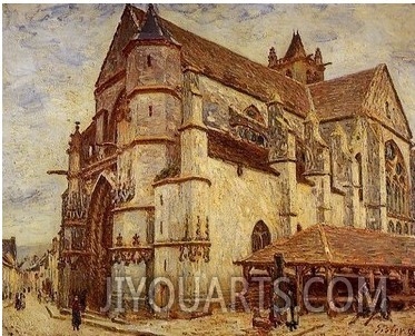 The Church at Moret, Icy Weather