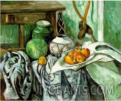Still Life with Ginger Jar and Eggplants