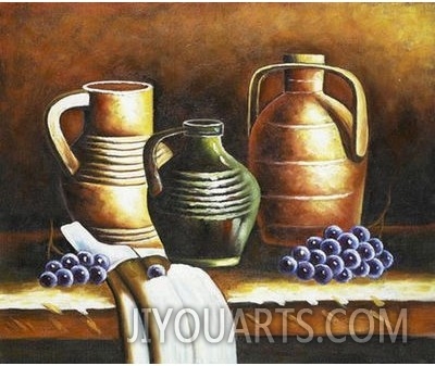 Still Life with Jugs and Grapes