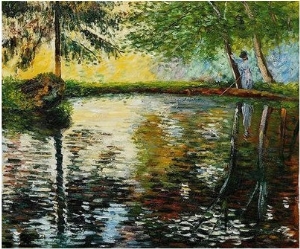 The Pond at Montgeron, 1876