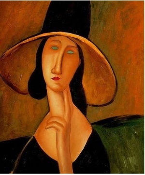 Portrait of Woman in Hat