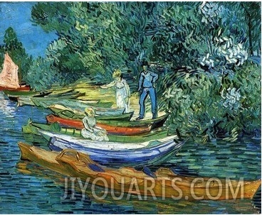 Rowing Boats on the Banks of the Oise