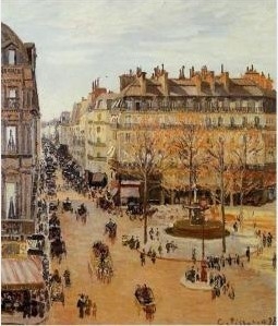 Rue Saint Honore, Sun Effect, Afternoon, 1898