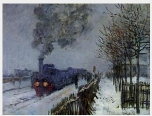 Train In The Snow The Locomotive