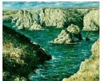 The Rocks at Belle Ile Gallery Wrap
