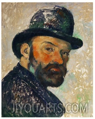 Self Portrait with Bowler Hat (Sketch), 1885 1886