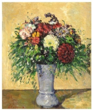 Bouquet of Flowers in a Vase, circa 1877