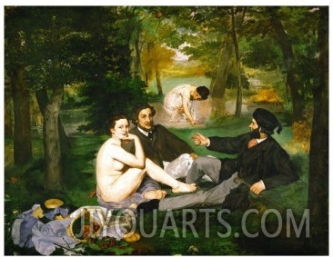 Dejeuner (Luncheon on the Grass), 1863