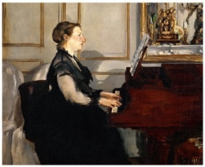 Madame Manet (Suzanne Leenhoff, 1830 1906) at the Piano